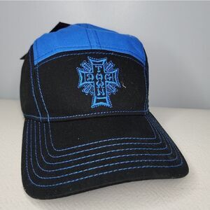 DOGTOWN Skateboard Official Gear Trucker HAT CAP Adjustable Back NWT Blue/Black